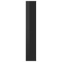 Divisor/estantería aglomerado negro brillante 100x24x140 cm de , Divisores de ambientes - Ref: Foro24-800448, Precio: 86,84 €