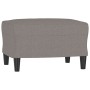 Reposapiés de tela gris taupe 60x50x41 cm von , Osmanen - Ref: Foro24-349286, Preis: 51,97 €, Rabatt: %