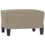 Reposapiés tela de microfibra gris taupe 60x50x41 cm by , Ottomans - Ref: Foro24-349341, Price: 54,49 €, Discount: %