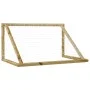 Football goal with pine wood impregnated net 160x80x100 cm by vidaXL, soccer goals - Ref: Foro24-3059949, Price: 60,03 €, Dis...