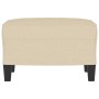 Reposapiés de tela crema 60x50x41 cm von , Osmanen - Ref: Foro24-349329, Preis: 52,41 €, Rabatt: %