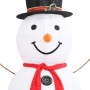 Muñeco de nieve de Navidad con luces LED tela lujosa 180 cm de , Luces de Navidad - Ref: Foro24-329762, Precio: 122,82 €, Des...
