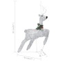 Renos y trineo de Navidad de exterior con 100 LED plateado by , Christmas lights - Ref: Foro24-329832, Price: 96,49 €, Discou...