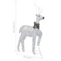 Renos y trineo de Navidad de exterior con 100 LED plateado by , Christmas lights - Ref: Foro24-329832, Price: 96,49 €, Discou...