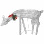 Familia renos de Navidad malla blanco frío plateado 270x7x90 cm by , Christmas lights - Ref: Foro24-342677, Price: 72,55 €, D...
