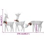 Familia renos de Navidad malla blanco frío plateado 270x7x90 cm by , Christmas lights - Ref: Foro24-342677, Price: 72,55 €, D...