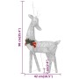 Familia renos de Navidad malla blanco frío plateado 270x7x90 cm by , Christmas lights - Ref: Foro24-342677, Price: 72,55 €, D...