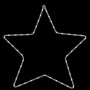 Figura de estrella de Navidad con 48 LEDs blanco cálido 56 cm by , Christmas lights - Ref: Foro24-343292, Price: 32,46 €, Dis...