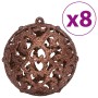 Bolas de Navidad 100 unidades marrón 3 / 4 / 6 cm de , Adornos festivos - Ref: Foro24-356099, Precio: 22,65 €, Descuento: %