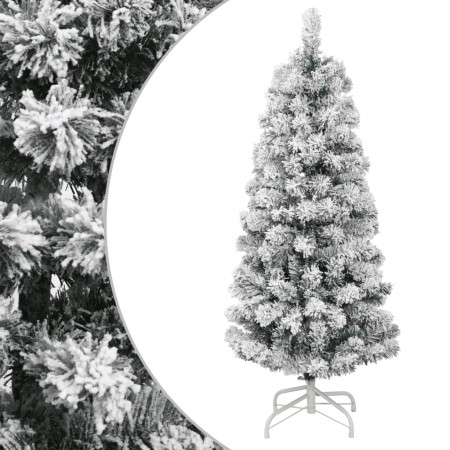 Árbol de Navidad artificial con bisagras y nieve flocada 120 cm de , Arboles de navidad - Ref: Foro24-358379, Precio: 44,53 €