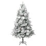 Árbol de Navidad con nieve, luces LED y piñas PVC y PE 195 cm von , Weihnachtsbäume - Ref: Foro24-3094561, Preis: 256,18 €, R...