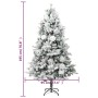 Árbol de Navidad con nieve, luces LED y piñas PVC y PE 195 cm von , Weihnachtsbäume - Ref: Foro24-3094561, Preis: 256,18 €, R...