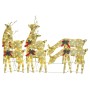 Renos de Navidad 6 piezas de malla blanca cálida dorada by , Christmas lights - Ref: Foro24-3154246, Price: 263,96 €, Discoun...