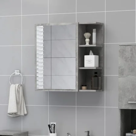 Badspiegelschrank Sperrholz grau Beton 62,5x20,5x64 cm von vidaXL, Badezimmerwaschtische - Ref: Foro24-803312, Preis: 70,26 €...