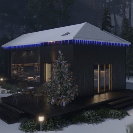 Luces carámbanos de Navidad control remoto 40 uds acrílico azul by , Christmas lights - Ref: Foro24-328614, Price: 22,78 €, D...