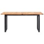 Set comedor jardín 9 pzas ratán sintético y madera acacia gris von , Gartensets - Ref: Foro24-46009, Preis: 851,15 €, Rabatt: %