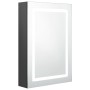 Armario de baño con espejo y LED gris 50x13x70 cm von , Badezimmerwaschtische - Ref: Foro24-326490, Preis: 133,37 €, Rabatt: %