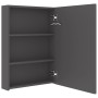 Armario de baño con espejo y LED gris 50x13x70 cm von , Badezimmerwaschtische - Ref: Foro24-326490, Preis: 133,37 €, Rabatt: %