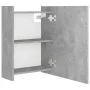 Badspiegelschrank Sperrholz grau Beton 62,5x20,5x64 cm von vidaXL, Badezimmerwaschtische - Ref: Foro24-803312, Preis: 70,26 €...