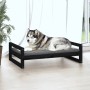 Cama para perros madera maciza de pino negro 105,5x75,5x28 cm von , Betten für Hunde - Ref: Foro24-821491, Preis: 72,88 €, Ra...