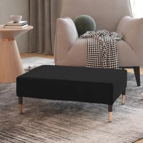 Reposapiés de terciopelo negro 78x56x32 cm von , Osmanen - Ref: Foro24-337704, Preis: 89,59 €, Rabatt: %