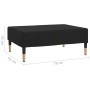 Reposapiés de terciopelo negro 78x56x32 cm by , Ottomans - Ref: Foro24-337704, Price: 89,59 €, Discount: %