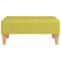 Reposapiés de tela verde 78x56x32 cm by , Ottomans - Ref: Foro24-337752, Price: 54,45 €, Discount: %