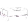 Reposapiés de tela verde 78x56x32 cm by , Ottomans - Ref: Foro24-337752, Price: 54,45 €, Discount: %