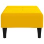 Reposapiés de terciopelo amarillo 78x56x32 cm by , Ottomans - Ref: Foro24-337765, Price: 58,13 €, Discount: %