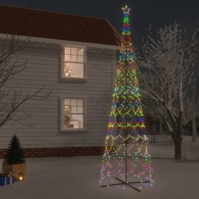 Árbol de Navidad cónico 3000 LED de colores 230x800 cm by , Christmas trees - Ref: Foro24-343516, Price: 154,61 €, Discount: %
