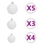 Árbol de Navidad preiluminado con luces y bolas azul 180 cm von , Weihnachtsbäume - Ref: Foro24-3077681, Preis: 61,53 €, Raba...