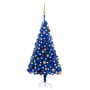 Árbol de Navidad preiluminado con luces y bolas azul 120 cm von , Weihnachtsbäume - Ref: Foro24-3077507, Preis: 49,78 €, Raba...