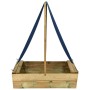 Sandkasten mit imprägniertem Kiefernholzdach 80x60x97,5 cm von vidaXL, Sandkästen - Ref: Foro24-3059958, Preis: 46,15 €, Raba...