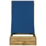 Arenero con tejado de madera de pino impregnada 80x60x97,5 cm de vidaXL, Cajones de arena - Ref: Foro24-3059958, Precio: 46,2...