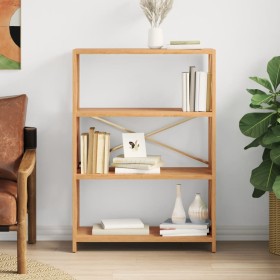 Estantería de 4 niveles madera maciza de roble 80x30x112 cm von , Bücherregale und Regale - Ref: Foro24-353811, Preis: 123,88...