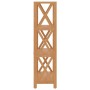 Estantería de 4 niveles madera maciza de roble 80x30x112 cm by , Bookcases and shelves - Ref: Foro24-353811, Price: 123,88 €,...