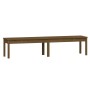 Garden bench solid pine wood honey brown 203.5x44x45 cm by vidaXL, garden benches - Ref: Foro24-824021, Price: 83,49 €, Disco...
