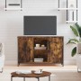 Mueble de TV madera de ingeniería roble ahumado 100x35x65 cm by , TV Furniture - Ref: Foro24-832780, Price: 87,01 €, Discount: %
