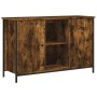 Mueble de TV madera de ingeniería roble ahumado 100x35x65 cm by , TV Furniture - Ref: Foro24-832780, Price: 87,01 €, Discount: %