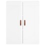 Armario de pared madera ingeniería blanco brillo 69,5x34x90 cm by , Sideboards - Ref: Foro24-830358, Price: 76,68 €, Discount: %
