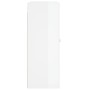 Armario de pared madera ingeniería blanco brillo 69,5x34x90 cm by , Sideboards - Ref: Foro24-830358, Price: 76,68 €, Discount: %