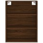Aparador alto madera contrachapada marrón roble 69,5x34x180 cm by , Sideboards - Ref: Foro24-3189388, Price: 167,23 €, Discou...