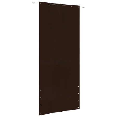Toldo pantalla para balcón tela oxford marrón 120x240 cm de , Sombrillas - Ref: Foro24-148560, Precio: 29,94 €, Descuento: %