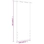 Toldo pantalla para balcón tela oxford marrón 120x240 cm de , Sombrillas - Ref: Foro24-148560, Precio: 29,94 €, Descuento: %