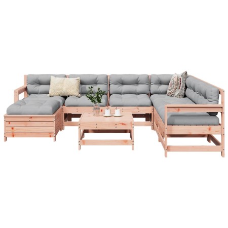 Juego de sofás de jardín 8 pzas madera maciza de abeto Douglas by , Garden sets - Ref: Foro24-3250614, Price: 447,48 €, Disco...