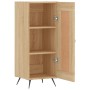 Aparador madera contrachapada color roble Sonoma 34,5x34x90 cm by , Sideboards - Ref: Foro24-830415, Price: 65,44 €, Discount: %