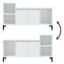 Mueble para TV madera contrachapada blanco 100x35x55 cm von , TV-Möbel - Ref: Foro24-821180, Preis: 69,16 €, Rabatt: %