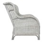 Sofá con cojín ratán natural y lino gris by , Sofas - Ref: Foro24-325464, Price: 232,16 €, Discount: %