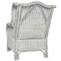 Sofá con cojín ratán natural y lino gris by , Sofas - Ref: Foro24-325464, Price: 232,16 €, Discount: %