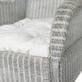Sofá con cojín ratán natural y lino gris by , Sofas - Ref: Foro24-325464, Price: 232,16 €, Discount: %